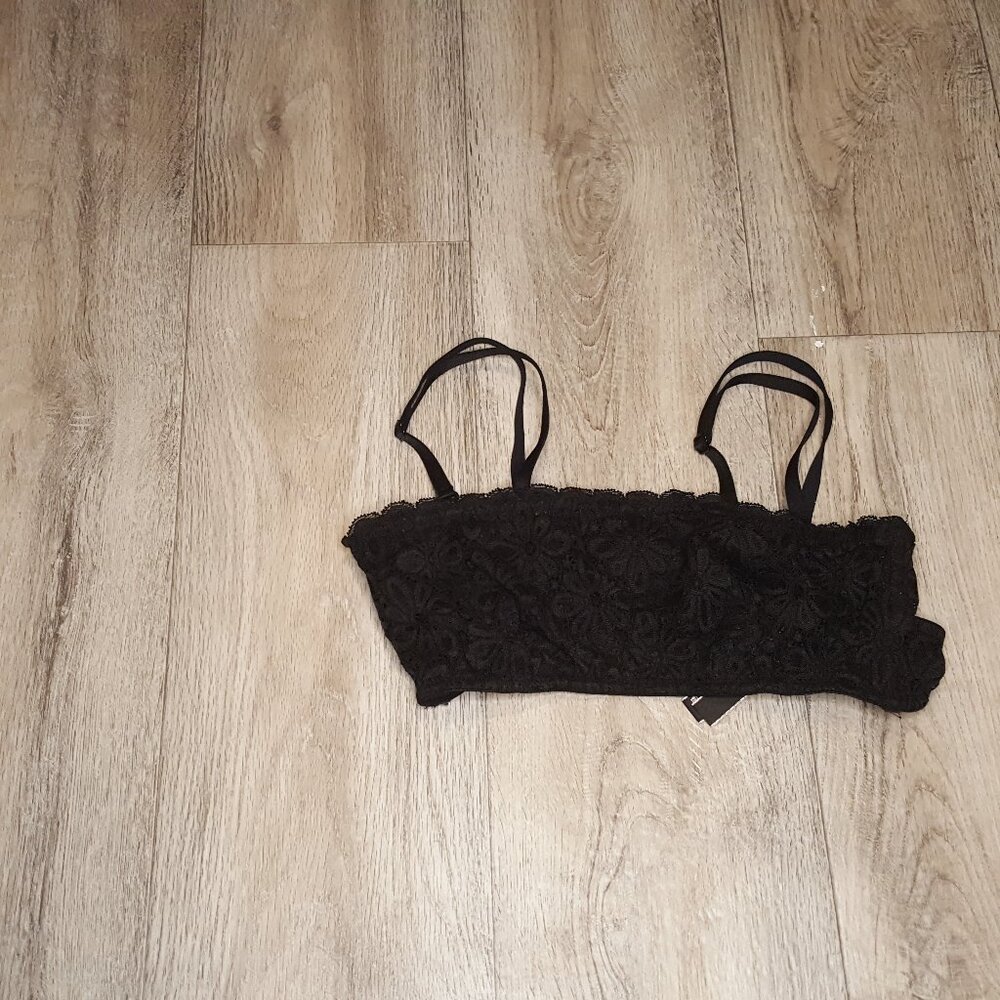 Black Lace Wireless Bra